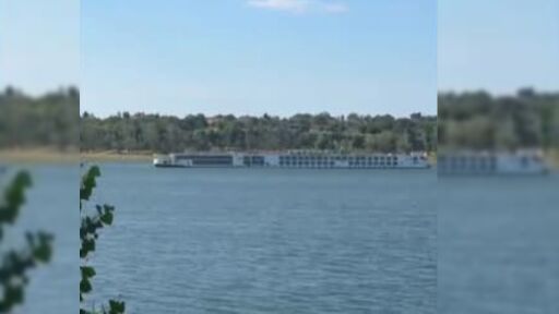 С 238 души на борда: Круизен кораб, плаващ към България, заседна в река Дунав