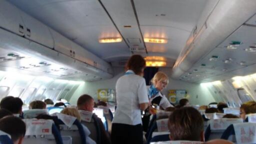 7-те най-мръсни места в самолета