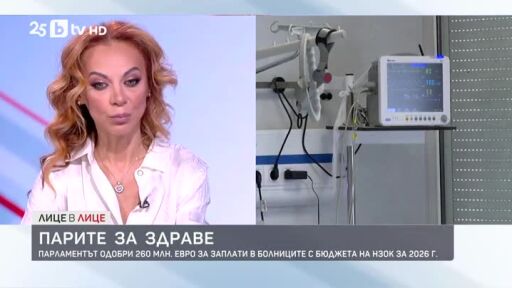 Парите за здраве: гост по темата е д-р Цветелина Спиридонова