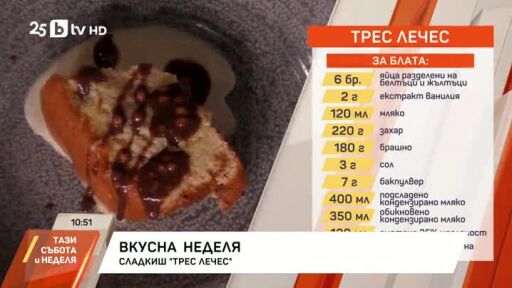 Сладкиш "Трес лечес"