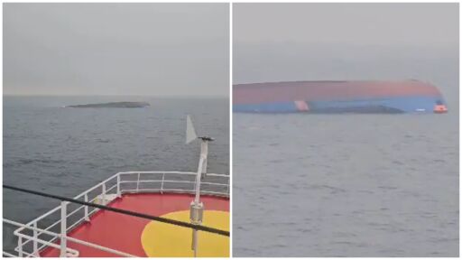 Български моряци спасиха девет души от поразения кораб KHORYV в Черно море (ВИДЕО)
