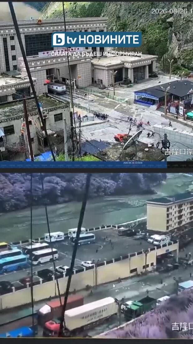 Българин е сред изчезналите в Непал. Кадри от охранителни камери показаха опустошителното наводнение