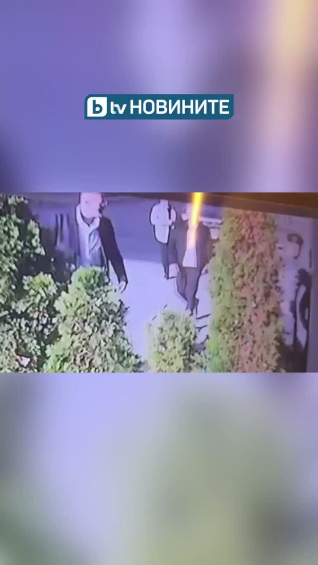 Първи кадри показват заподозрените за убийството на Слави Бинев