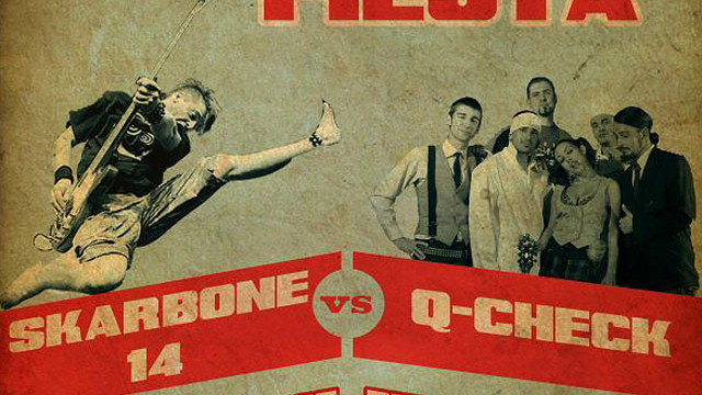 Снимка: Белгийците от Skarbone 14 и родните симпатяги от Q-Check заедно във 