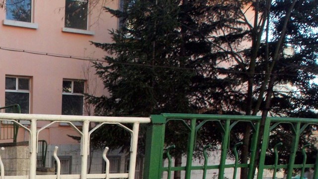 Снимка: Охрана пази социален дом за деца в Лом