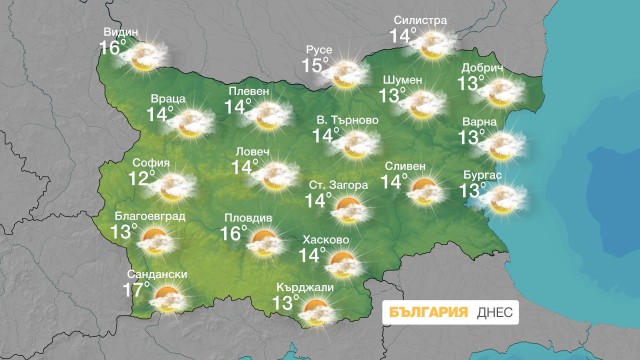 Снимка: Времето ще остане ветровито, предстоят и валежи