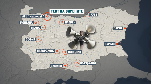Снимка: Тестват сирените днес в 13 ч. в цялата страна