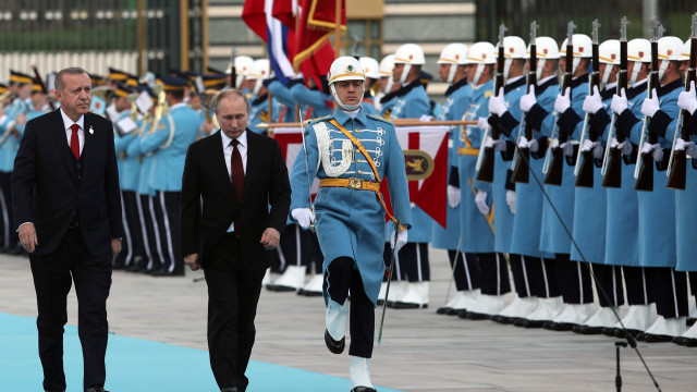 Снимка: Путин и Ердоган откриха строежа на първата атомна електроцентрала в Турция