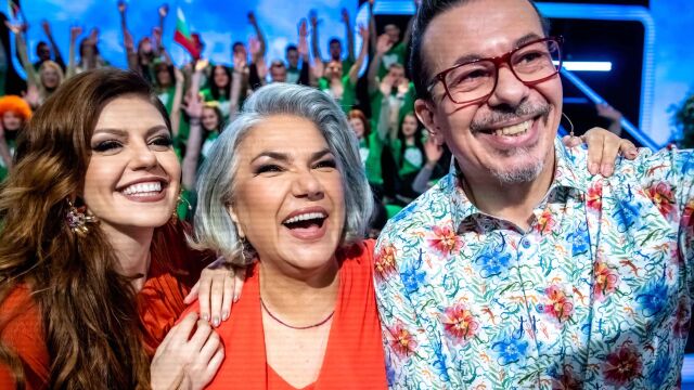 Снимка: Марта Вачкова и Сашо Кадиев в надпревара за песен в 