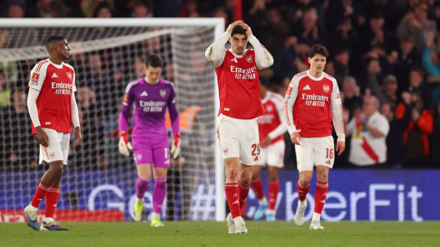 Снимка: Арсенал излиза да се отсрами в Шампионската лига