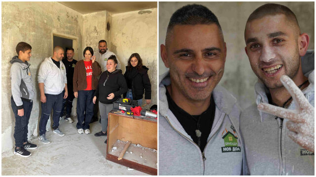 Снимка: Без ток и пред разруха: „Бригада Нов дом“ променя живота на самотна майка и децата ѝ (ВИДЕО)