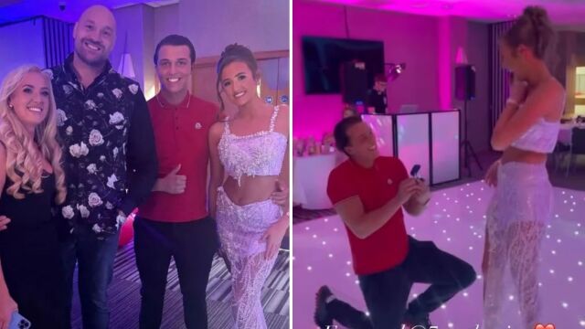 Снимка: Как успешно да поискаш ръката на непълнолетната дъщеря на Тайсън Фюри? 