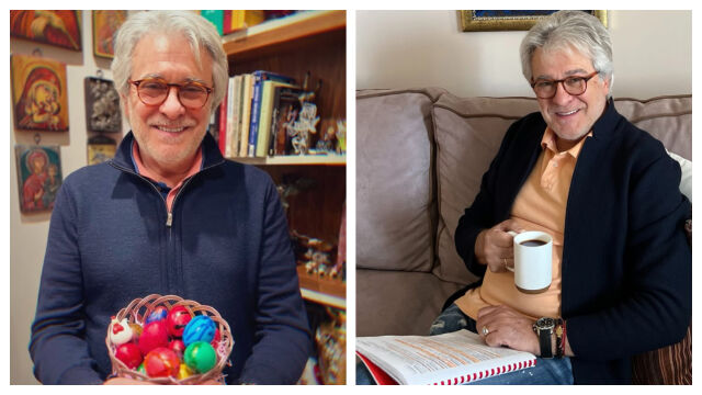 Снимка: Орлин Горанов с поздрав за Великден - с шарени яйца и затрогващо послание 