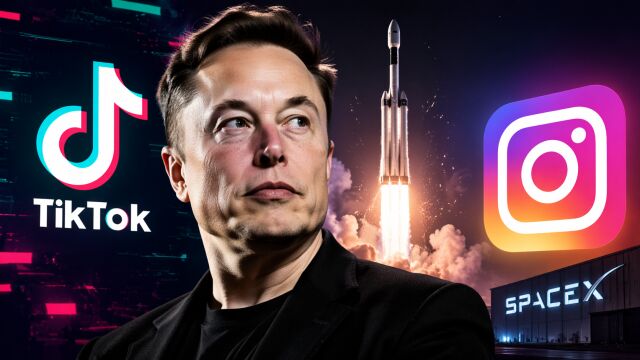 Снимка: Мъск вече е в TikTok и Instagram: Ще му помогне ли този ход да стане първият трилионер?