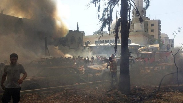 Снимка: Сирийски ракети паднаха в Ливан, двама са ранени