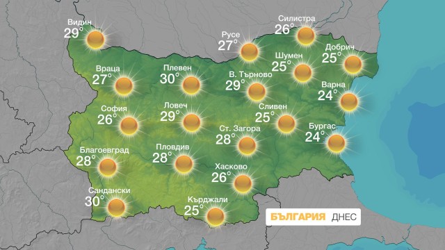 Снимка: Слънчево време днес