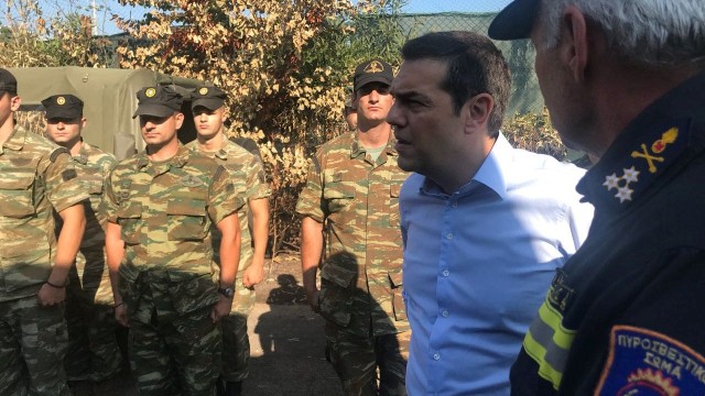 Снимка: Правителството в Гърция смени началниците на пожарната и полицията