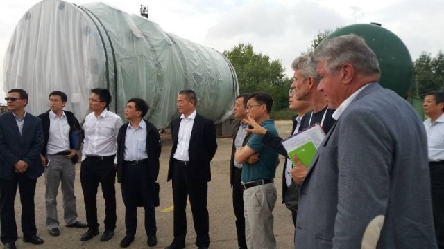 Снимка: Делегация от Китай на посещение в АЕЦ „Белене”