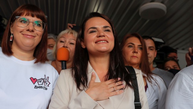 Снимка: Беларус поиска от Литва да екстрадира опозиционерката Тихановска