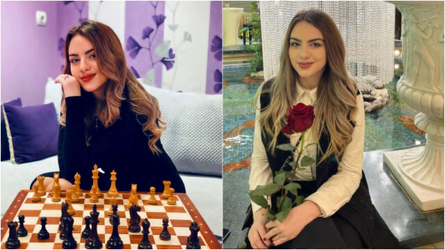 Снимка: Нургюл Салимова - конят е любимата й фигура и още 6 факта, които не знаете за златното момиче на шахмата