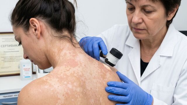 Снимка: Светли и тъмни петна по кожата през лятото, какво е разноцветен лишей?