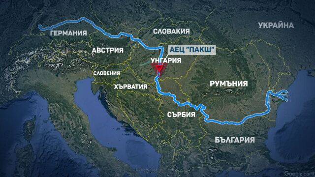Снимка: Ниското ниво на Дунав: Кои АЕЦ-ове бяха засегнати?