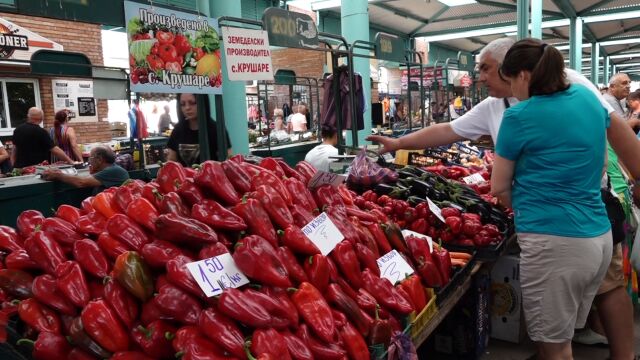 Снимка: Изобилие от зеленуци, но и цени на пазара: Една и съща стока се продава до 5 пъти по-скъпо