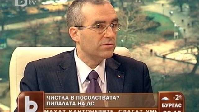 Снимка: Димитър Цанчев: Посланици, агенти на ДС, няма да представят България