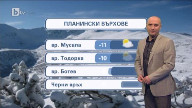 Снимка: Времето - Обедна емисия 06.12.2012 г.