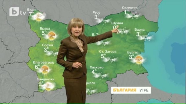 Снимка: Времето – Късна емисия – 09.12.2013 г.