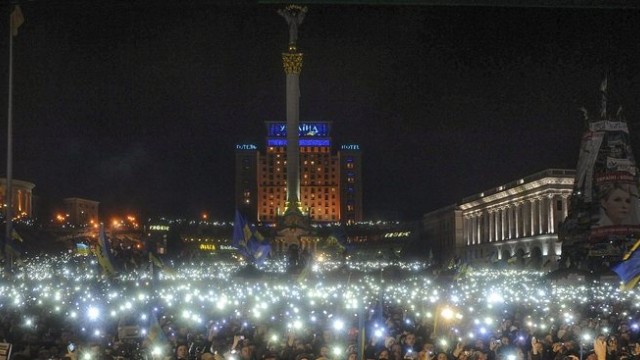 Снимка: Ден за нов масов протест в Киев