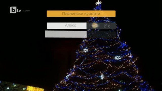 Снимка: Времето - Централна емисия - 19.12.2013 г.