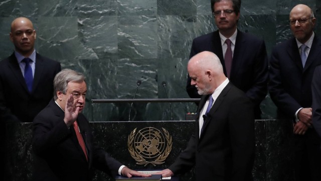 Снимка: Антониу Гутериш положи клетва като генерален секретар на ООН