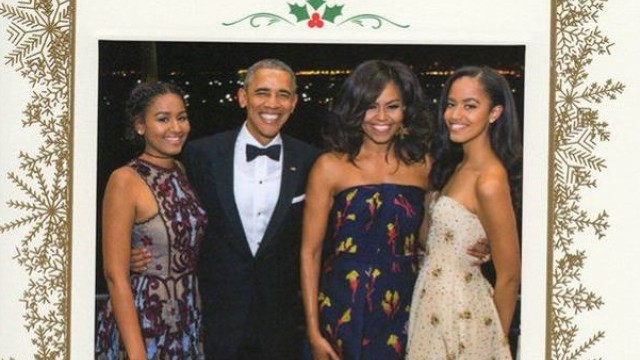Снимка: Барак Обама изпрати коледна картичка на Бойко Борисов