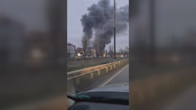 Снимка: Пожар в София в района на Сточна гара