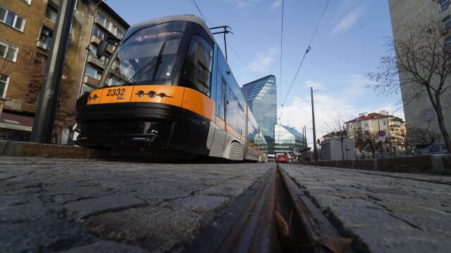 Снимка: Заради ремонт: Променят маршрутите на няколко трамвая в София 