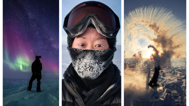 Снимка: Да посрещнеш Коледа през юли – на -77°C и само с 2 бързи горещи душа на седмица