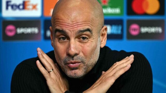 Снимка: Пеп Гуардиола изуми с пресконференция (ВИДЕО)