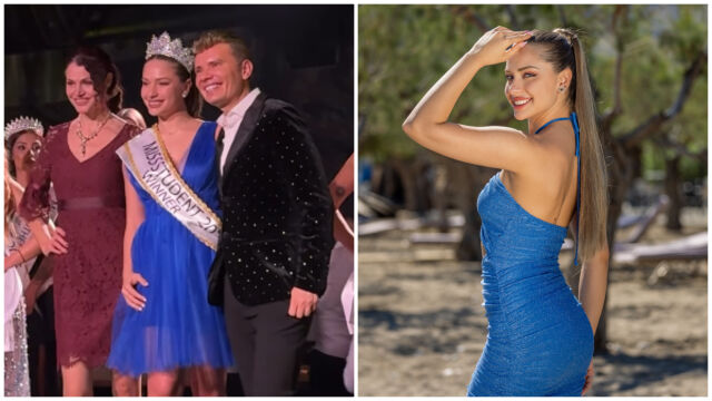 Снимка: Натали от „Ергенът: Любов в рая“ триумфира като „Мис Студентка 2025“! (СНИМКИ)