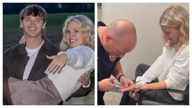 Снимка: Мечтаният годеж на една жена претърпя тъжен обрат – и завърши със срязан пръстен (СНИМКИ)