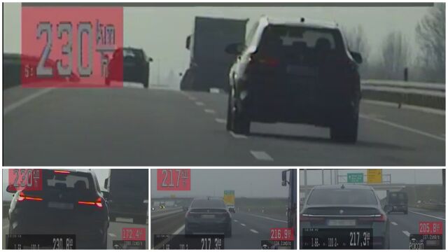 Снимка: Сръбските радари засякоха българин с близо 220 км/ч на магистрала (СНИМКИ)