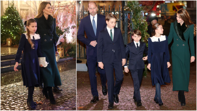 Снимка: Кейт Мидълтън и принцеса Шарлот с музикален дебют на Коледа (СНИМКИ)