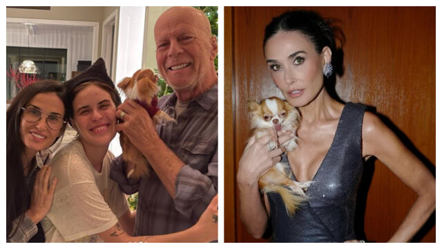 Снимка: Деми Мур и дъщерите ѝ отбелязаха една тъжна Коледа (СНИМКИ)