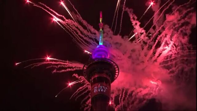 Снимка: Нова Зеландия посрещна новата година с фойерверки