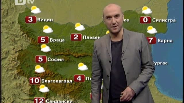 Снимка: Времето - Обедна емисия - 21.02.2012 г.