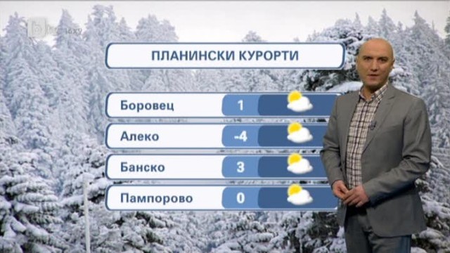 Снимка: Времето - Централна емисия - 15.12.2012 г.