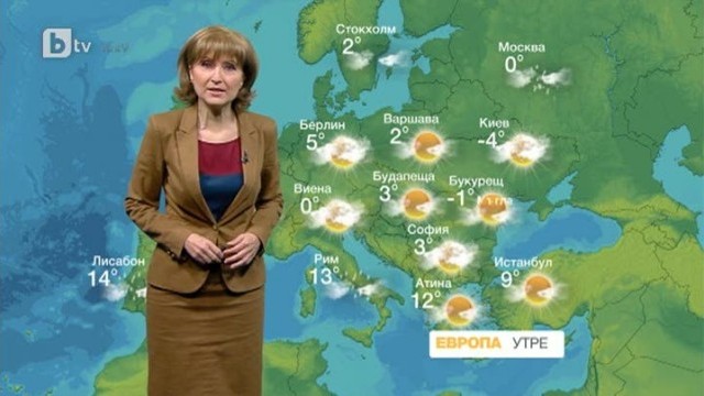 Снимка: Времето - Късна емисия - 03.02.2014 г.
