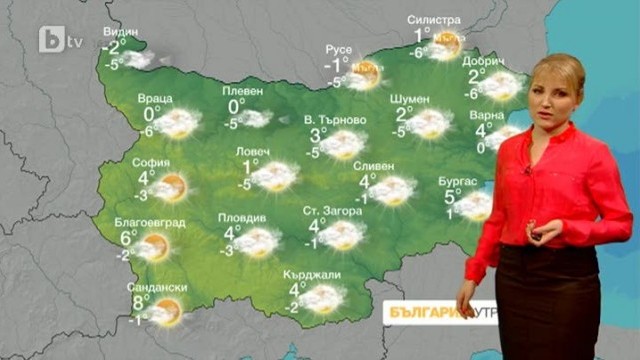 Снимка: Времето - Обедна емисия - 04.02.2014 г.