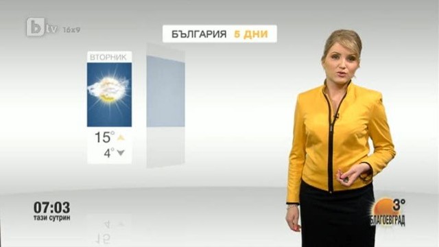 Снимка: Времето - Сутрешна емисия - 17.02.2014 г.