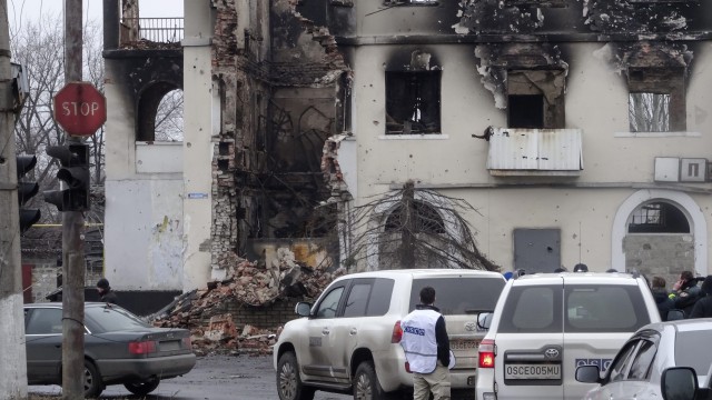 Снимка: Дебалцево вече е под контрола на сепаратистите